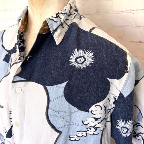 Retro Hawaiian Short Sleeve Shirt - Size Large - Brand - Visitor - Picture 3 of 9